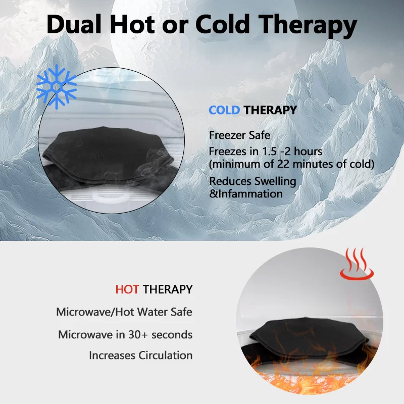 لفافة خصر مضغوطة باردة قابلة للتعديل لتخفيف الألم والتعافي