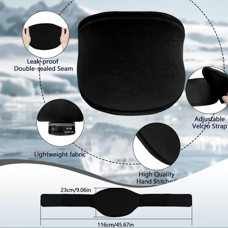 لفافة خصر مضغوطة باردة قابلة للتعديل لتخفيف الألم والتعافي