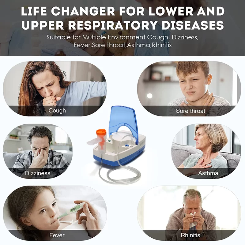 High-Efficiency AC Powered Nebulizer Compressor