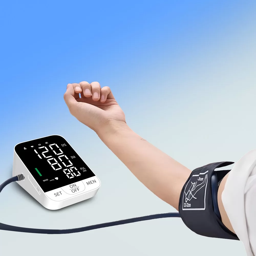 Automatic Upper Arm Blood Pressure Monitor With Dual-User Memory