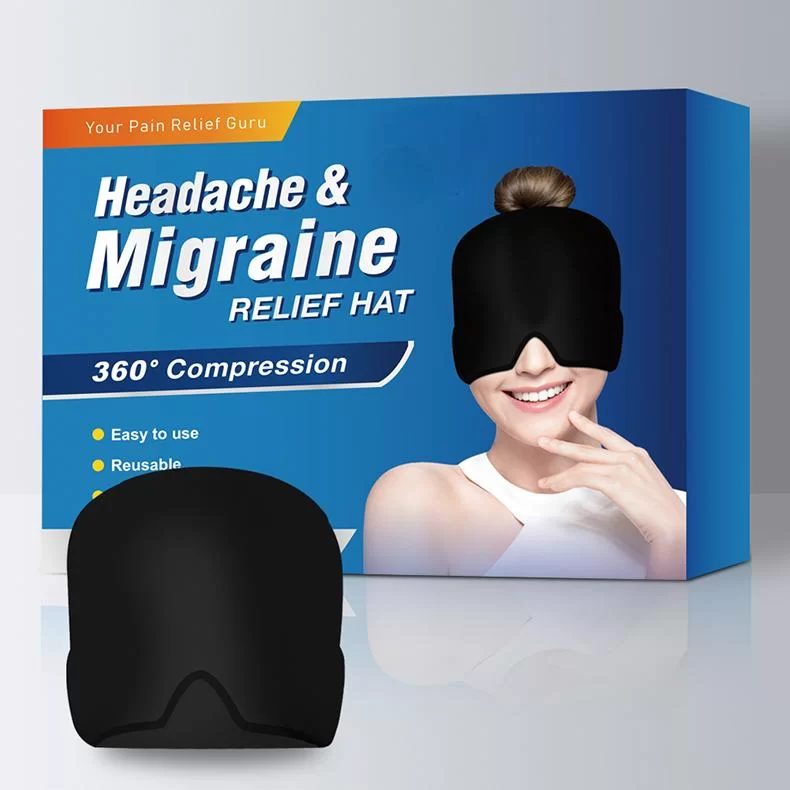 Cooling Gel-Based Migraine Relief Cap For Headache Therapy