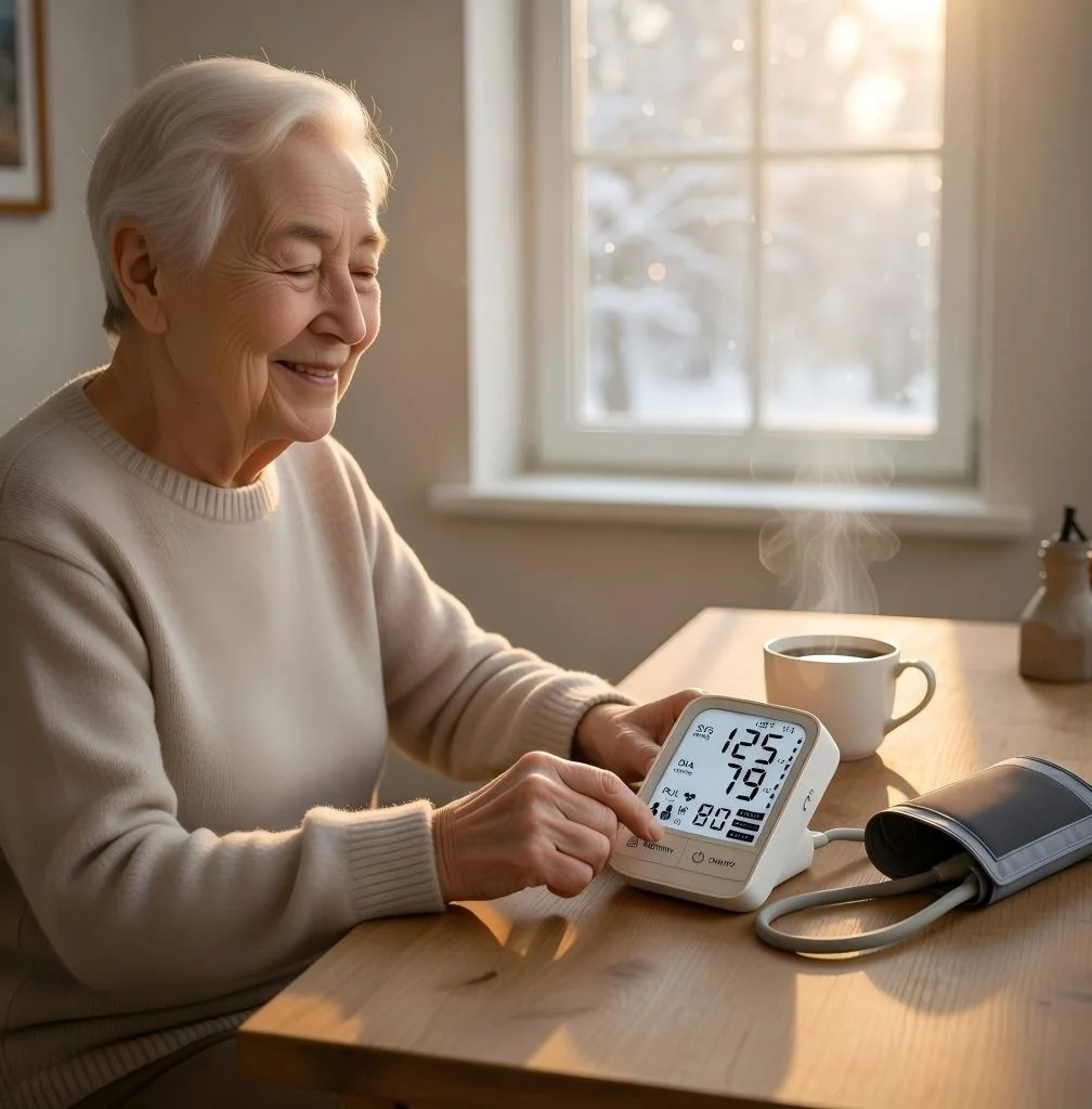 Why Blood Pressure Often Rises in Winter – Simple Home Monitoring Tips for Seniors in 2026