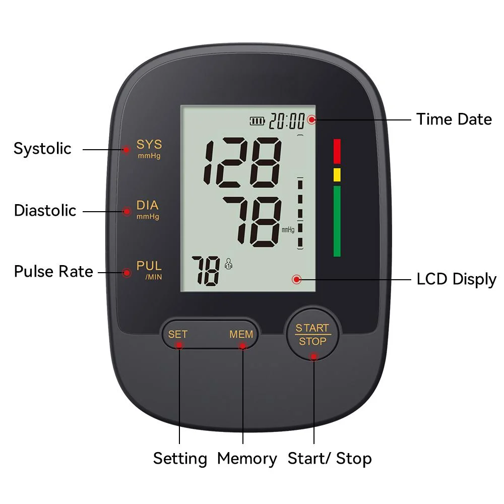 Automatic Digital Blood Pressure Monitor – Accurate, Fast, and Easy to Use