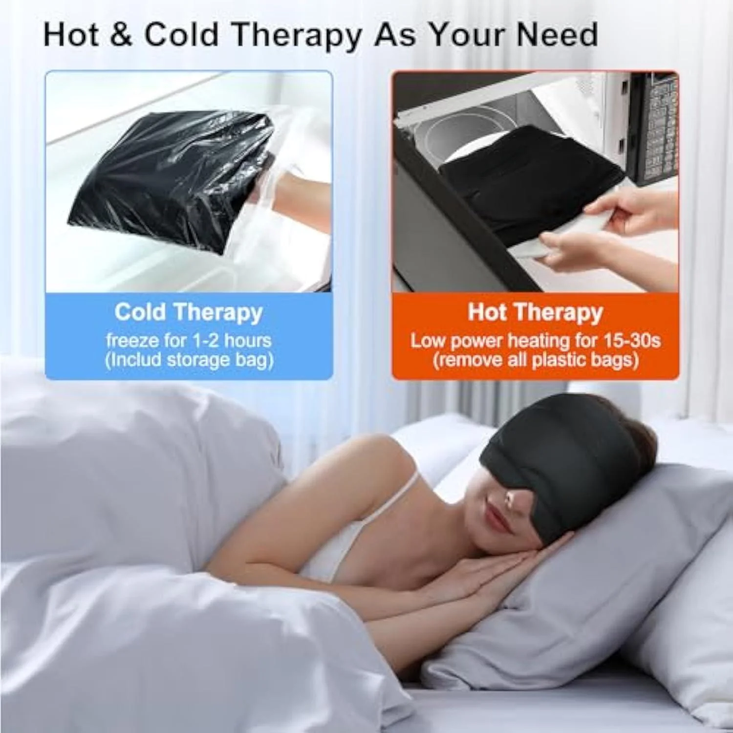 Cap & Eye Mask Migraine Relief