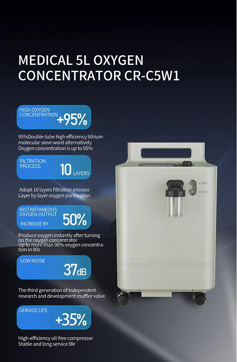 CE ISO Certified Oxygen Generator for Home Use