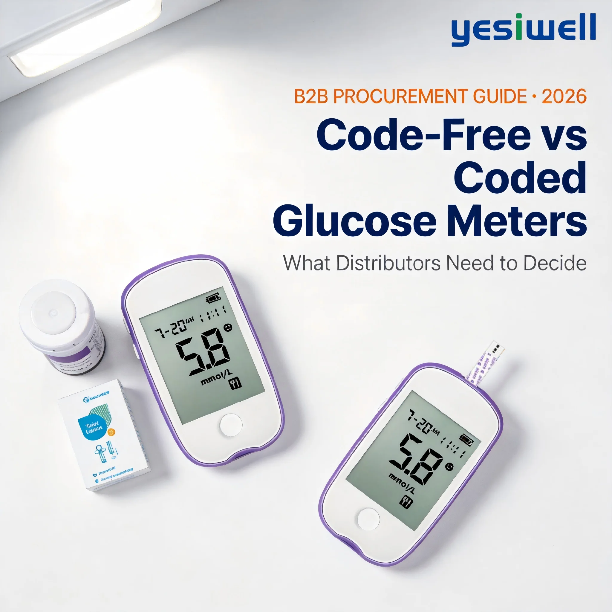 Code-Free vs Coded Blood Glucose Meters: What Distributors Need to Decide Before They Order