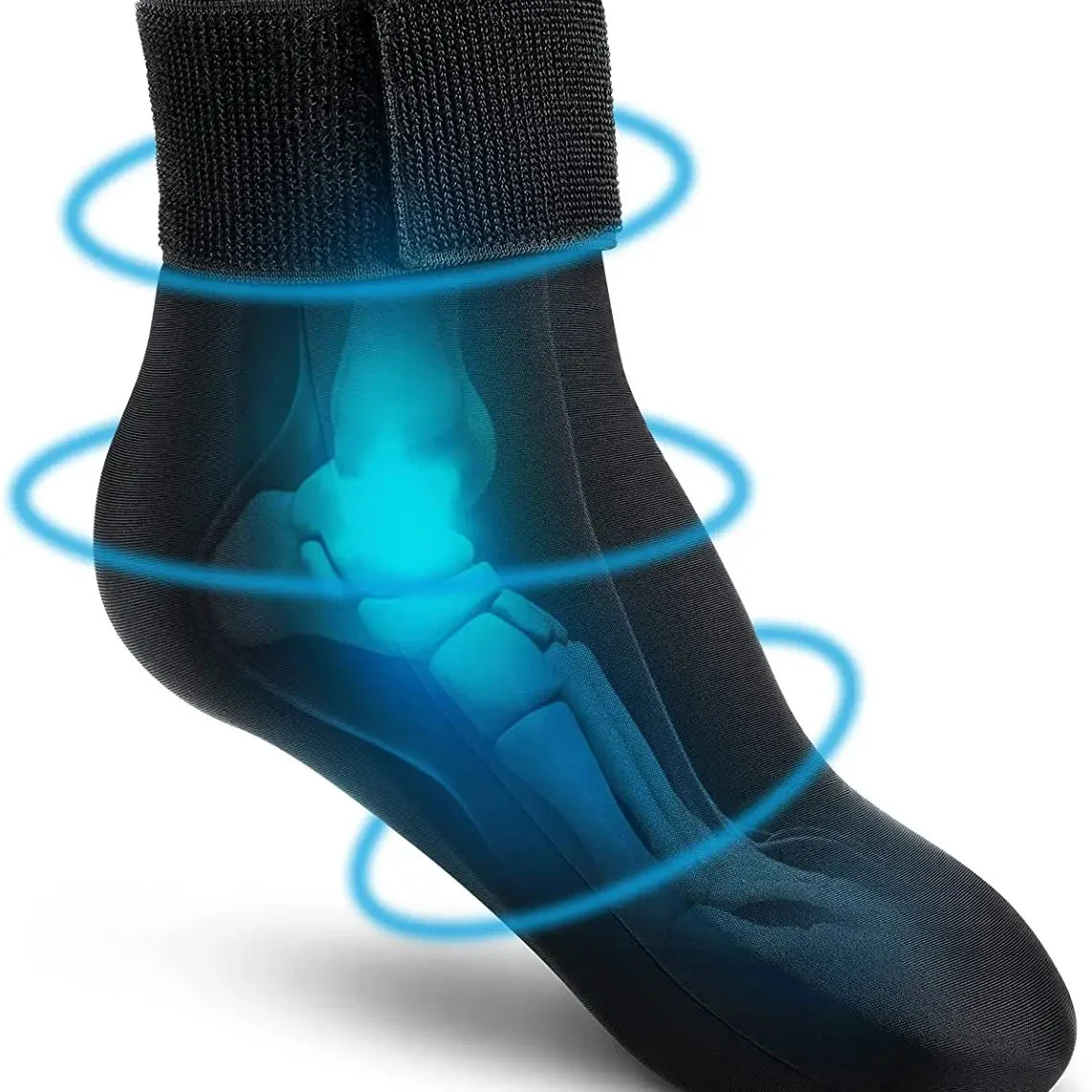 Hot & Cold Gel Therapy Sock Pain Relief for Foot, Heel & Ankle