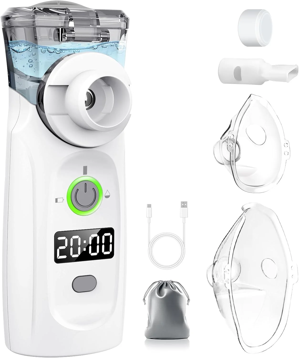 Portable Handheld Nebulizer for Respiratory Therapy