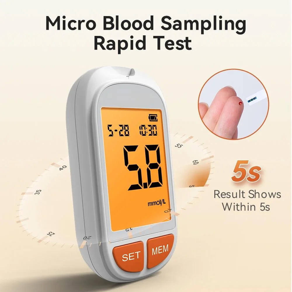 High Accuracy Digital Blood Glucose Monitor