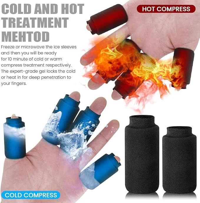 Finger Ice Sleeve Targeted Hot & Cold Therapy for Finger Pain Relief