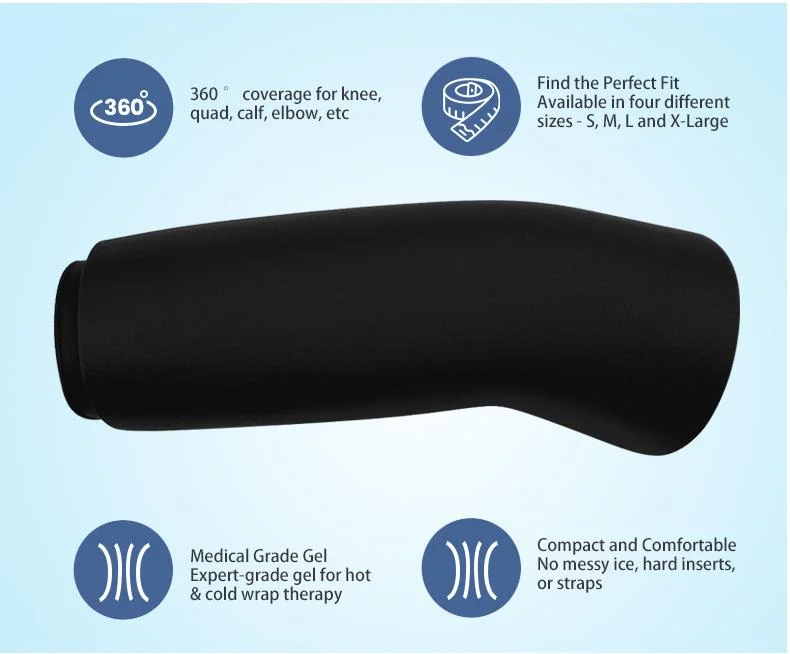 Gel Ice Sleeve 360° Hot & Cold Compression for Multiple Body Areas