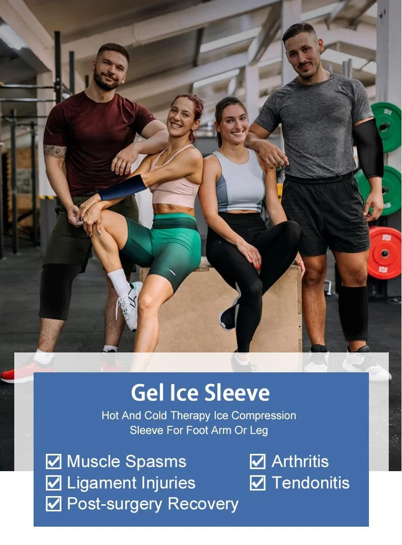 Gel Ice Sleeve 360° Hot & Cold Compression for Multiple Body Areas