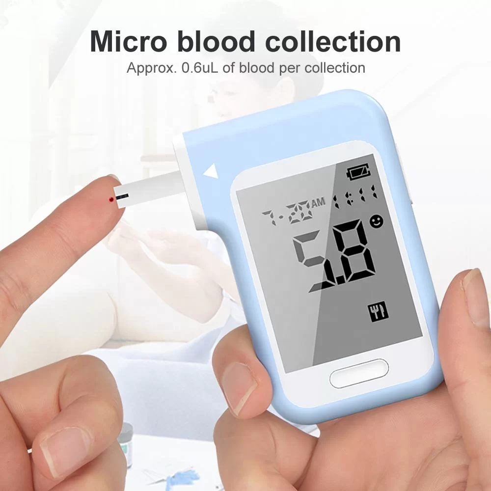 Smart Portable Blood Glucose Testing Device For Home Use