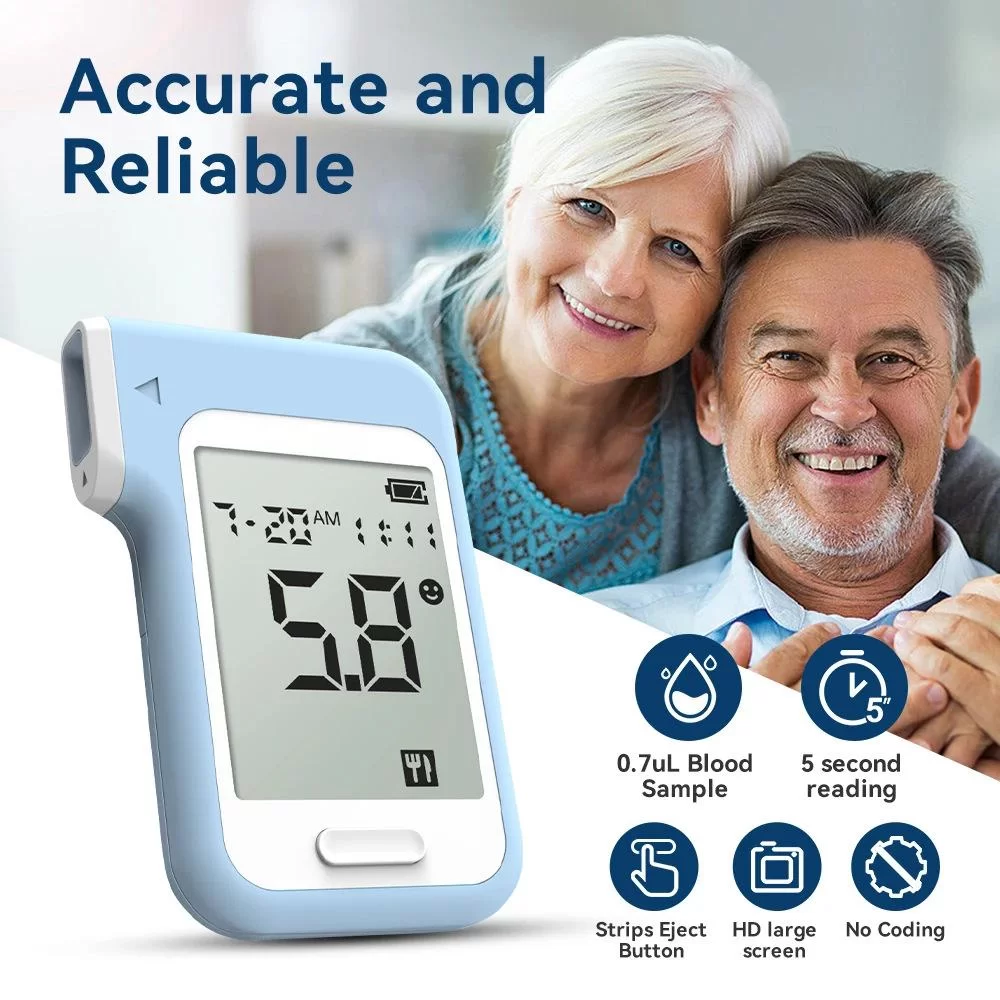 Smart Portable Blood Glucose Testing Device For Home Use