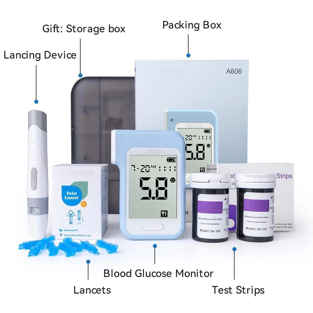 Smart Portable Blood Glucose Testing Device For Home Use