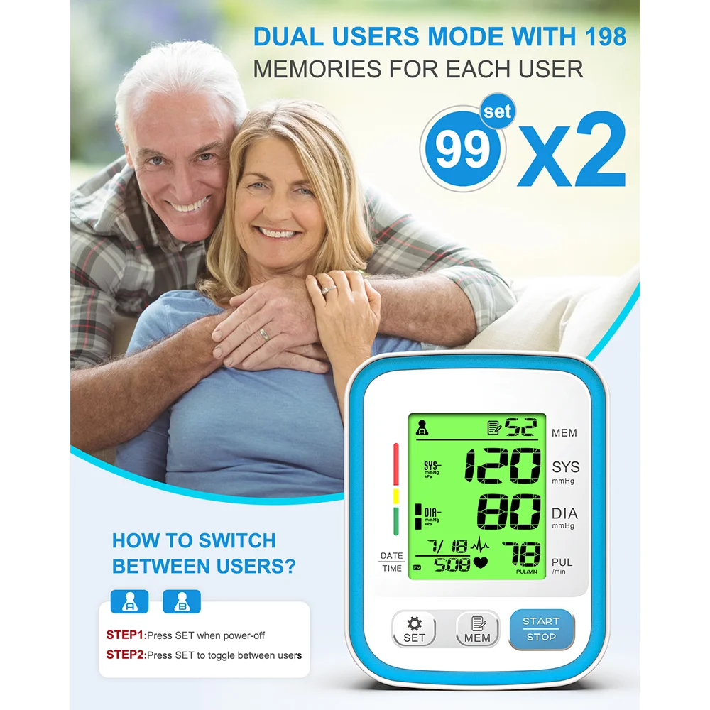 High precision Digital Blood Pressure Monitor