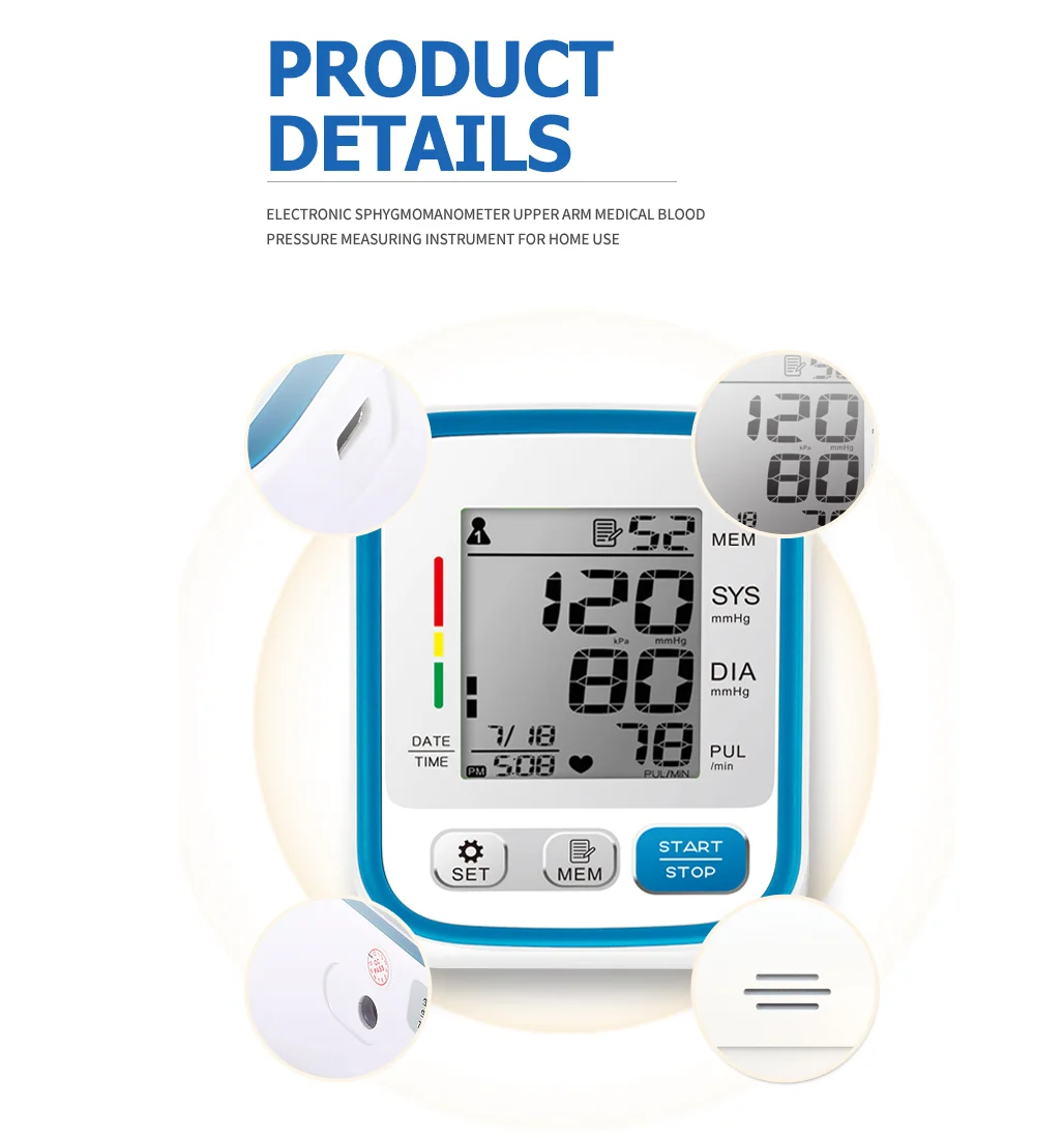 High precision Digital Blood Pressure Monitor