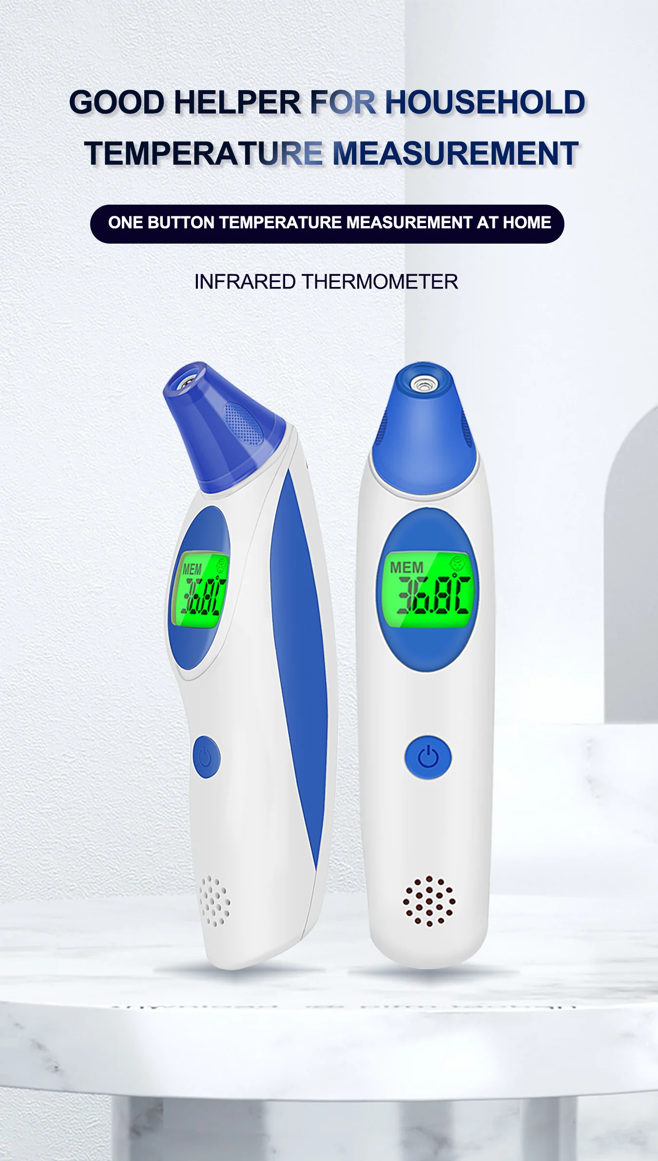 Medical Ear & Forehead Thermometer