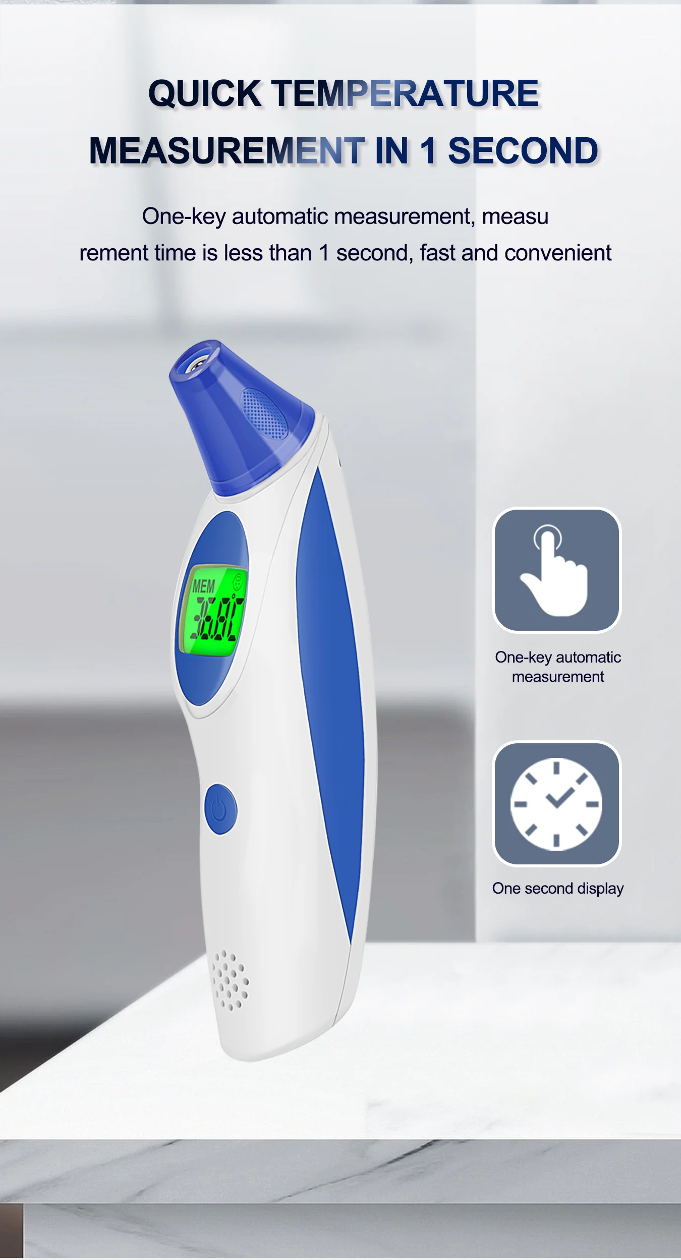 Medical Ear & Forehead Thermometer