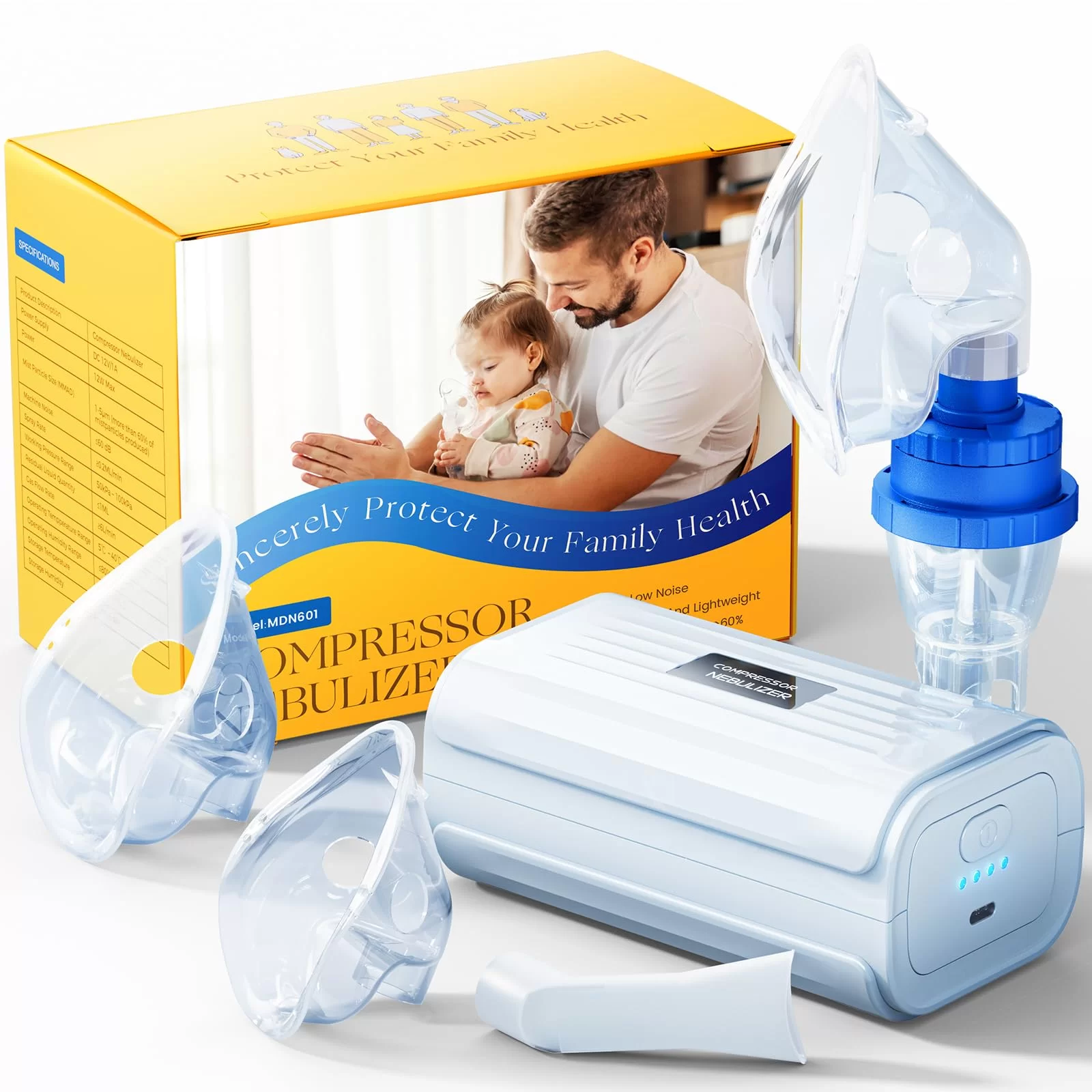 Máquina Nebulizadora Portátil Compacta Alimentada por DC