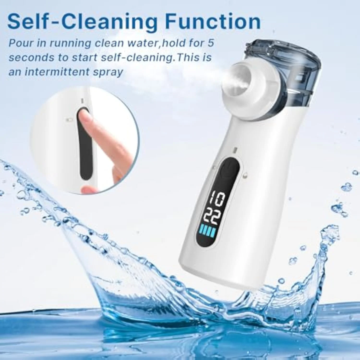 Quiet, Efficient & Travel-Friendly Handheld Mesh Nebulizer