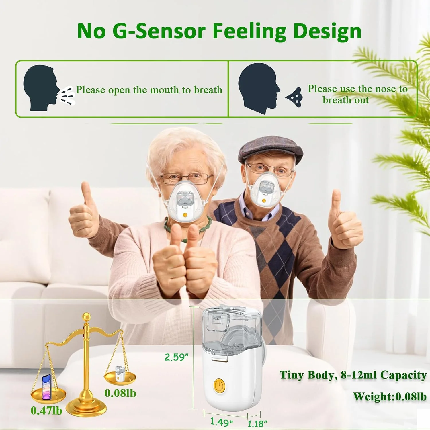 Portable Mesh Nebulizer – Compact, Quiet & Efficient