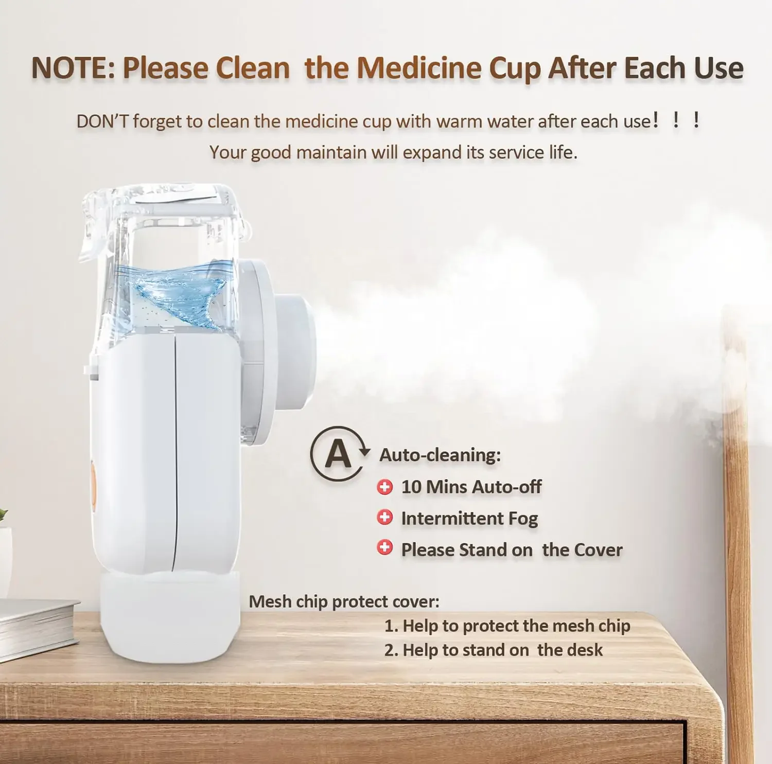 Portable Mesh Nebulizer – Compact, Quiet & Efficient