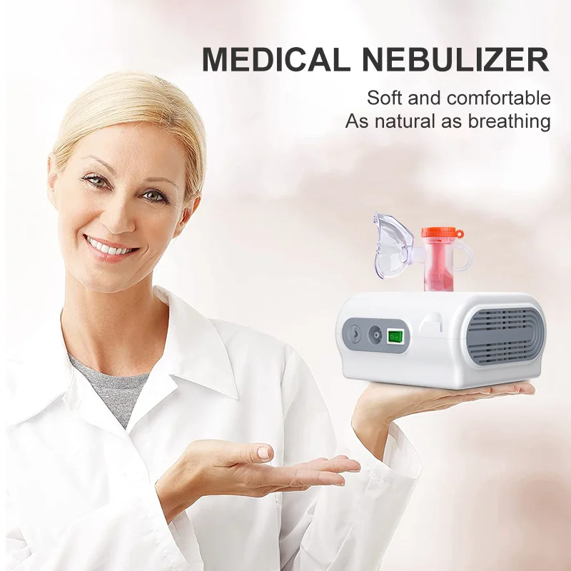 Desktop Compressor Nebulizer High Flow Medical Grade