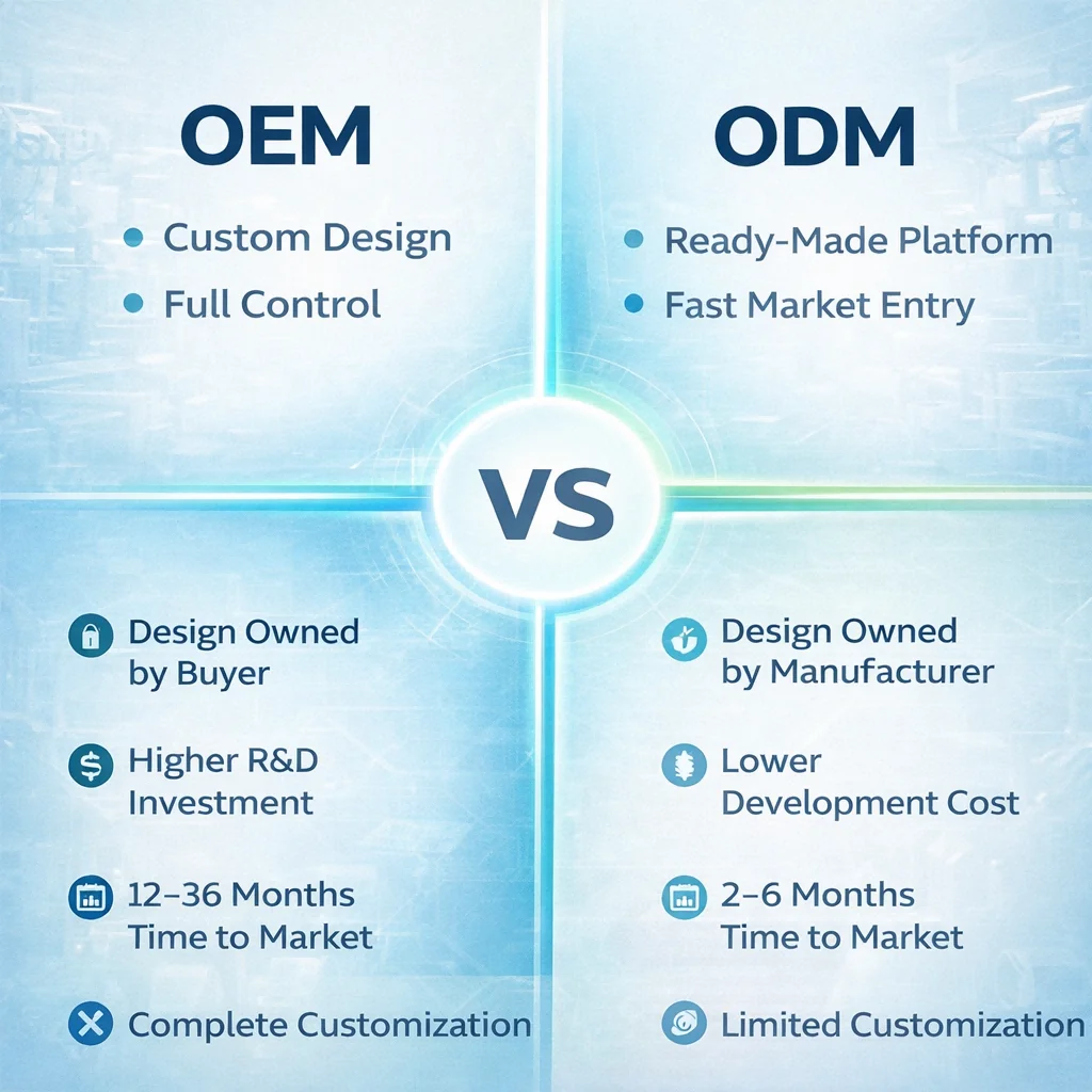 OEM vs. ODM for Medical Devices: Which Model Is Right for Your Brand?