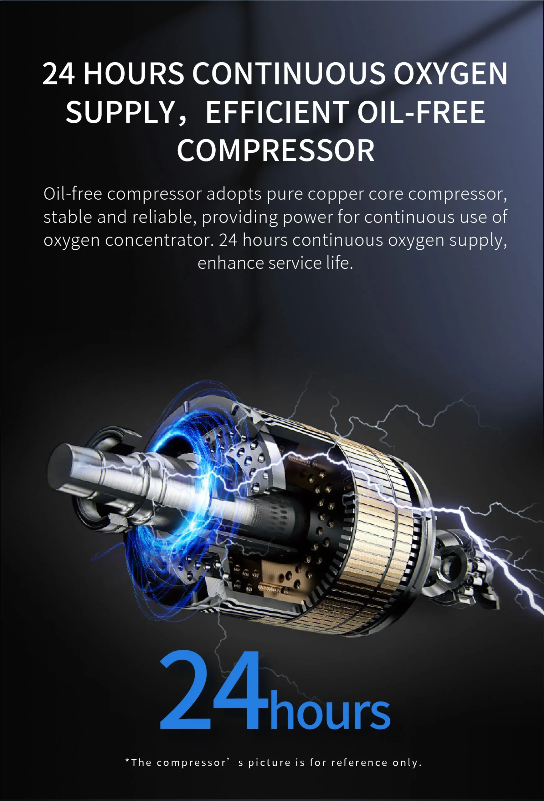 Medical Oxygen Concentrator 5L Adjustable Flow Low Noise