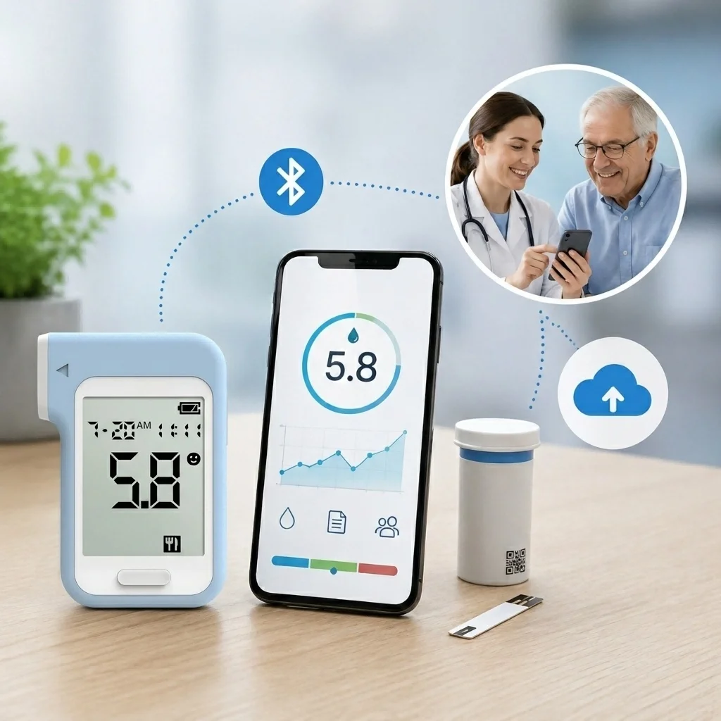 Bluetooth Blood Glucose Meters:Is the SmartDevice Premium Worth It for Your Distribution Channel?