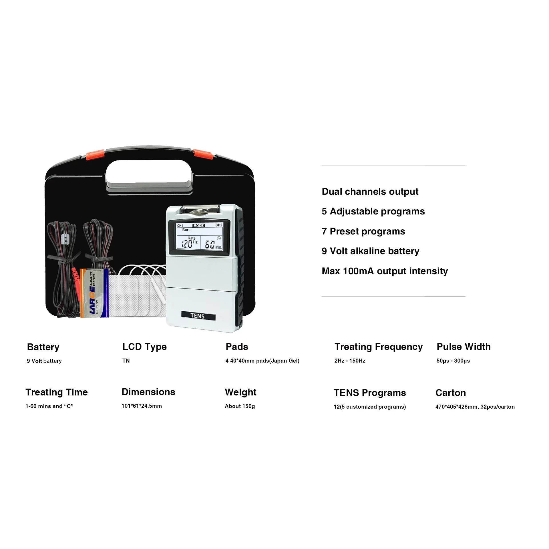 Advanced Multifunction Physiotherapy Device For Pain Relief And Rehabilitation