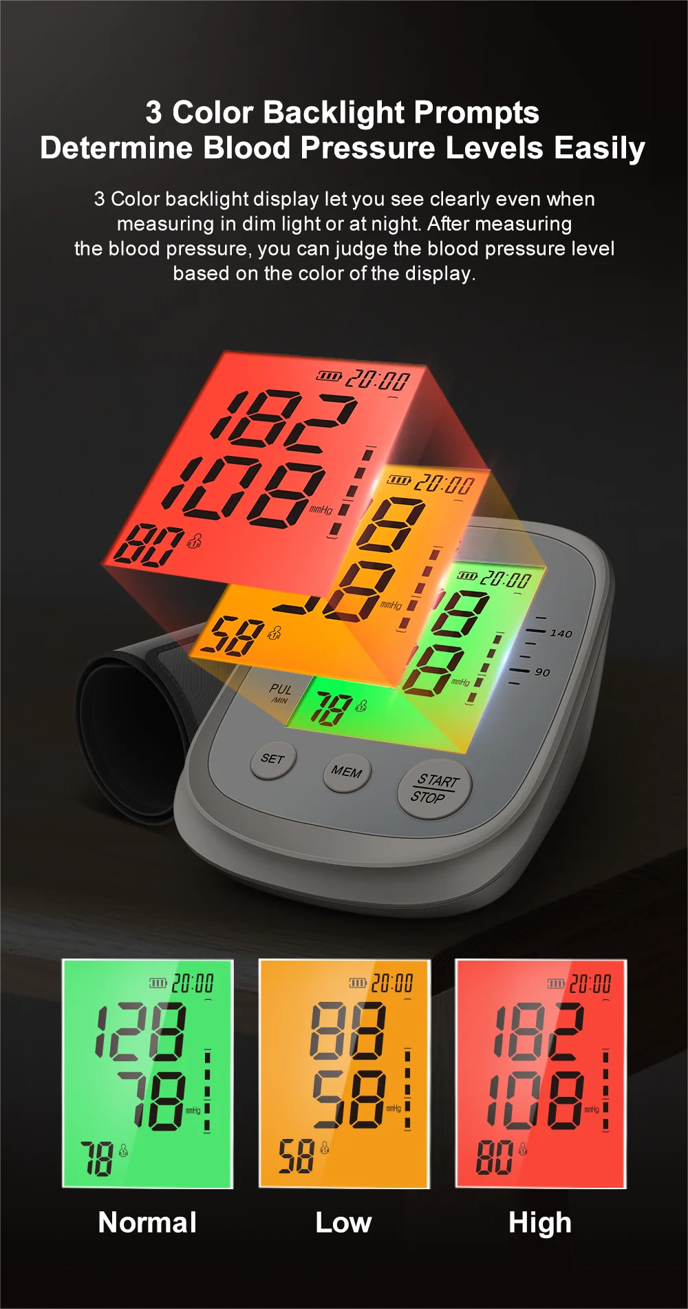 Digital Upper Arm Blood Pressure Monitor