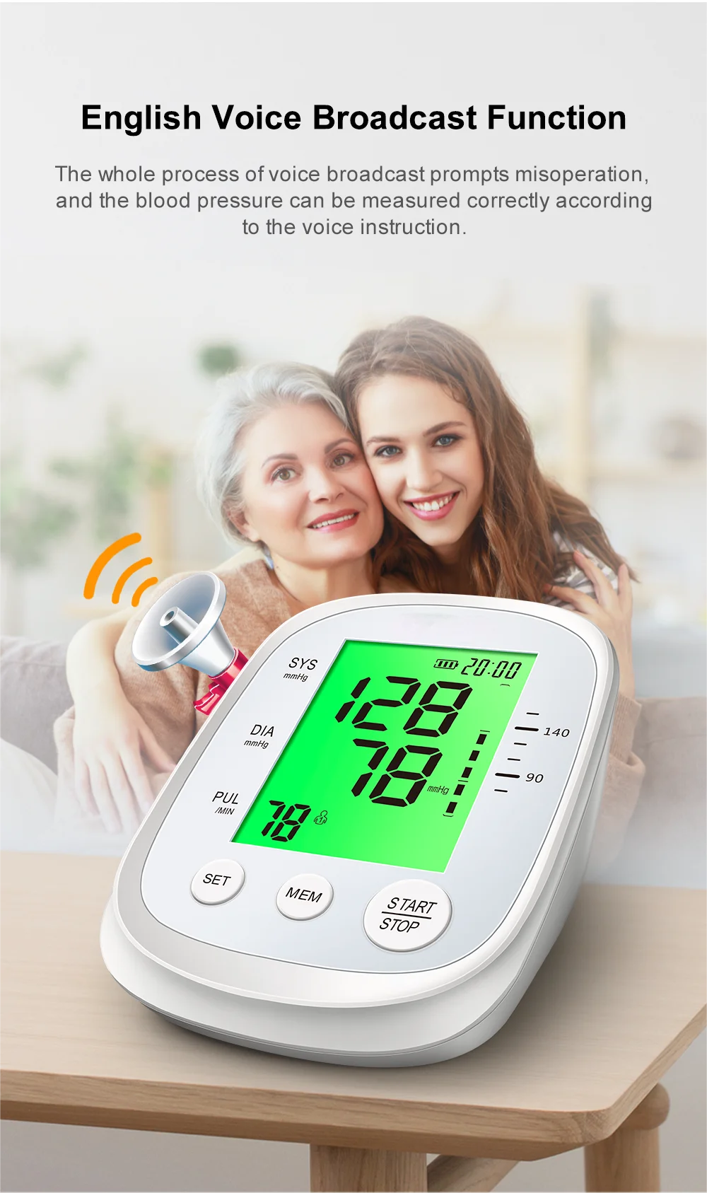 Digital Upper Arm Blood Pressure Monitor