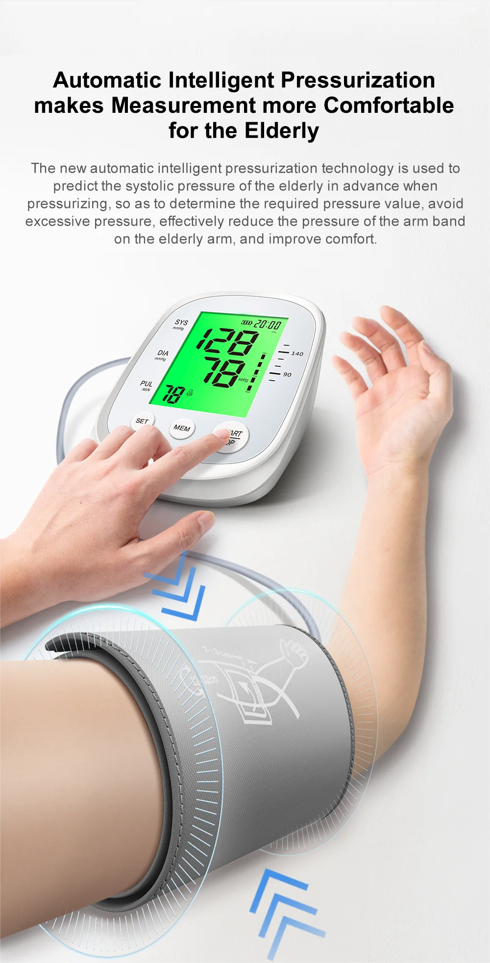 Digital Upper Arm Blood Pressure Monitor