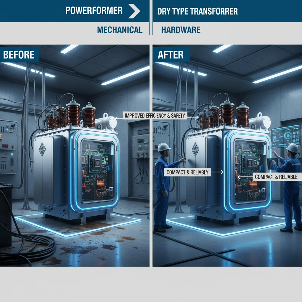 Efficient Powerformer Dry Type Transformer for Industrial Safety