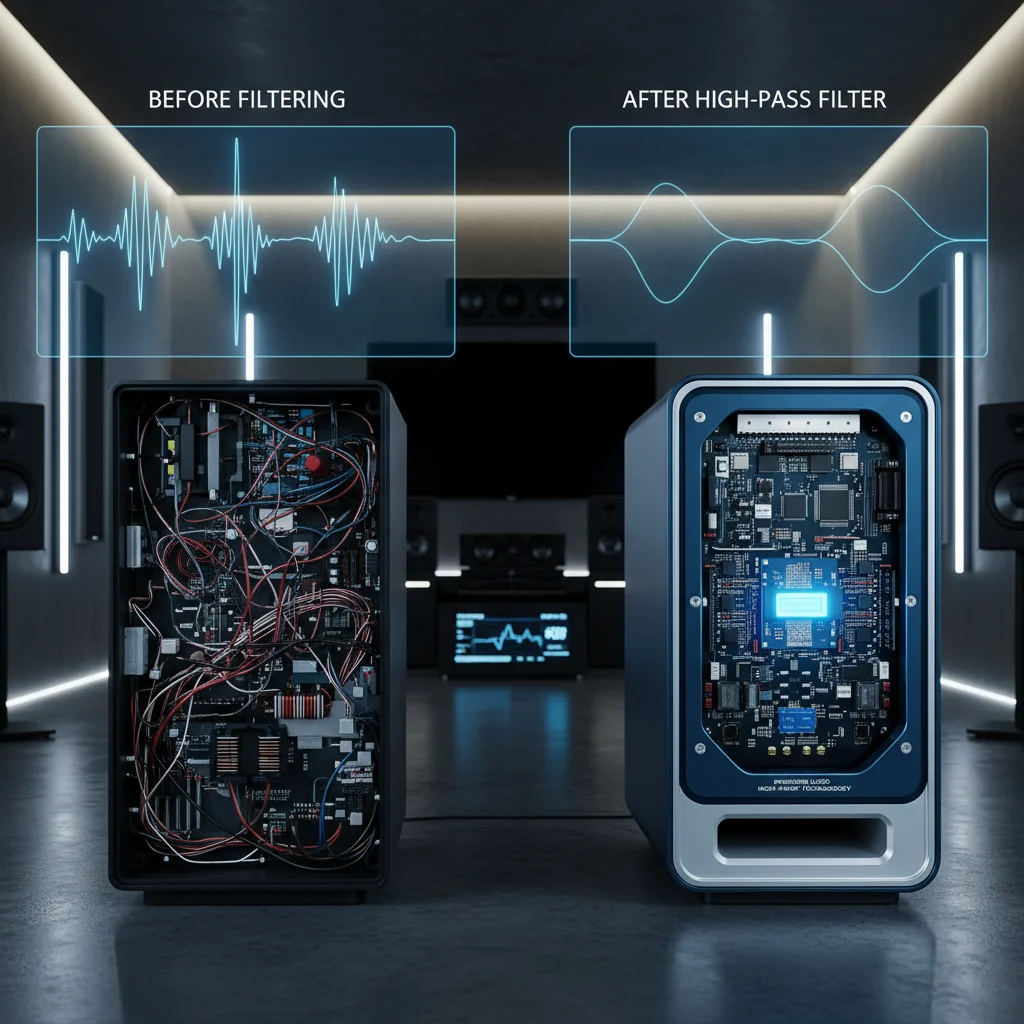 Optimizing Subwoofer Performance with a High Pass Filter for Enhanced Audio