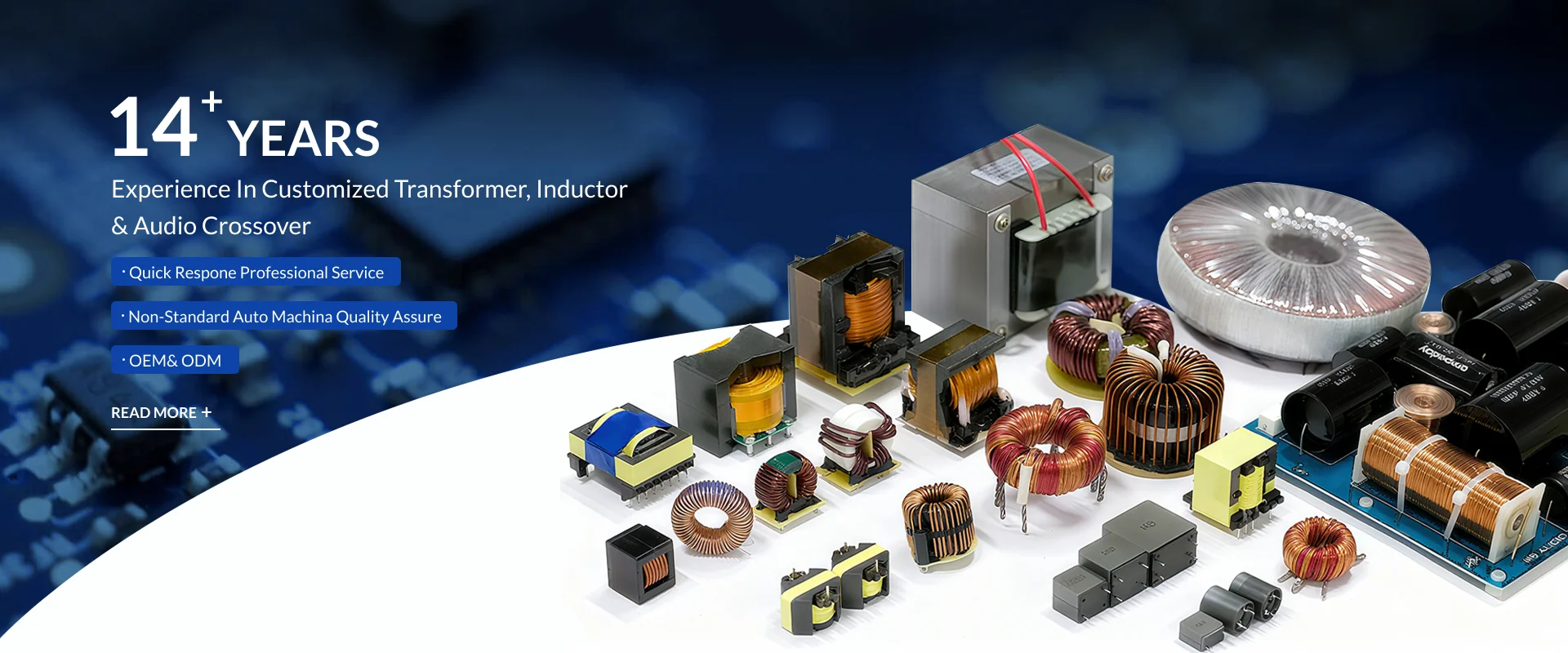 High frequency Transformer, Inductor &Crossover manufacturers