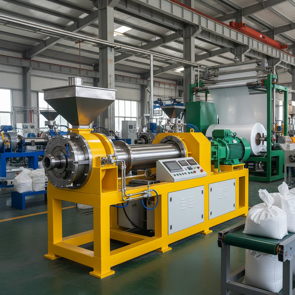 High Efficiency Single Screw Plastic Extruder Machine Guide