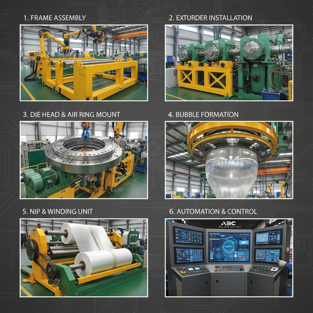 High Efficiency Blown Machine for Advanced Film Extrusion