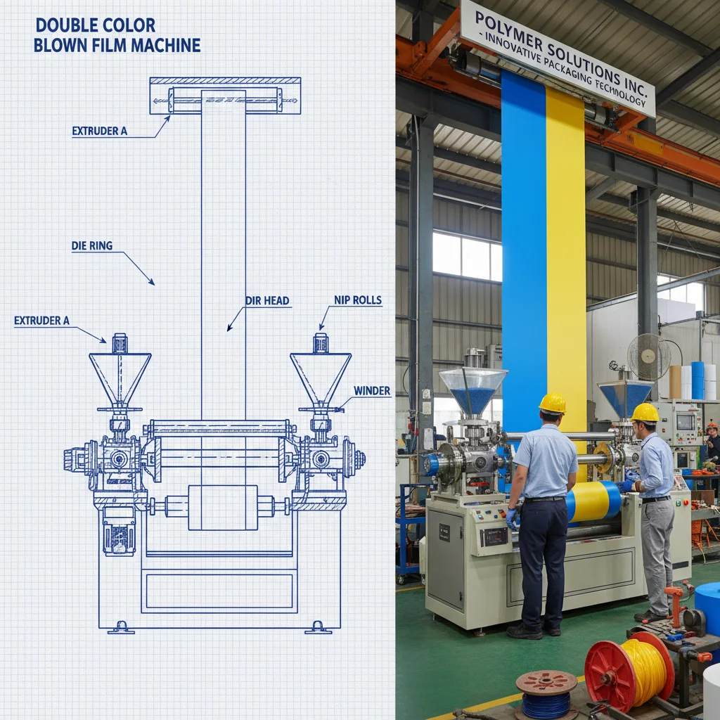 Best Double Color Film Blowing Machine Suppliers for Plastic Packaging