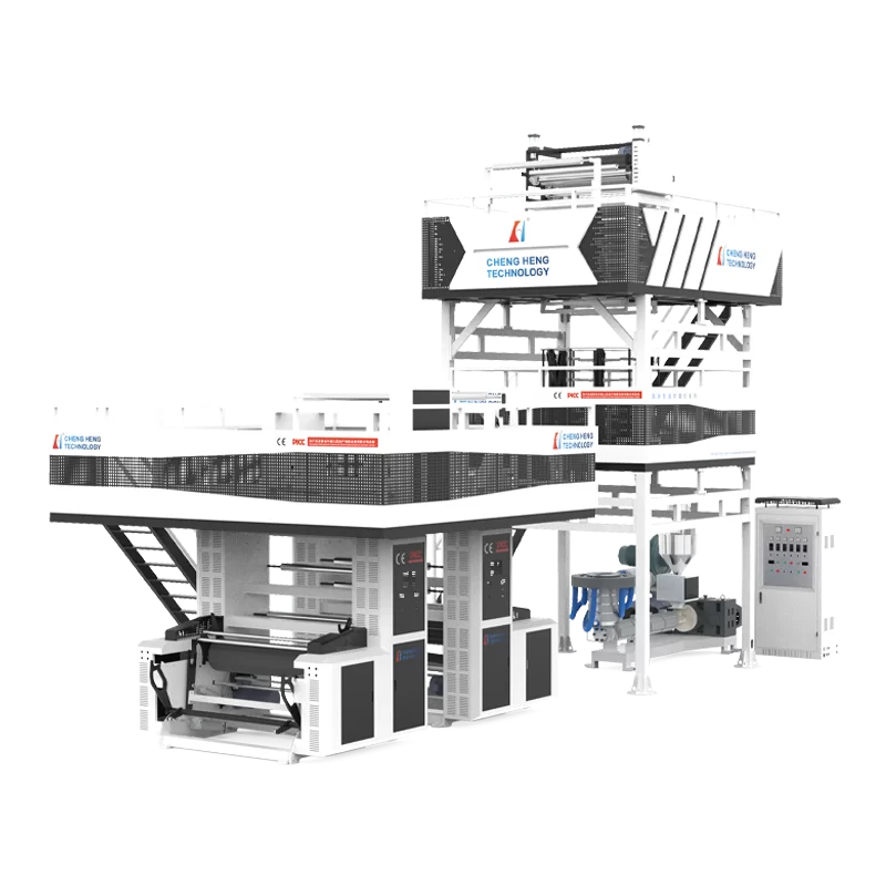 Vyfukovací stroj na jednovrstvé fólie
