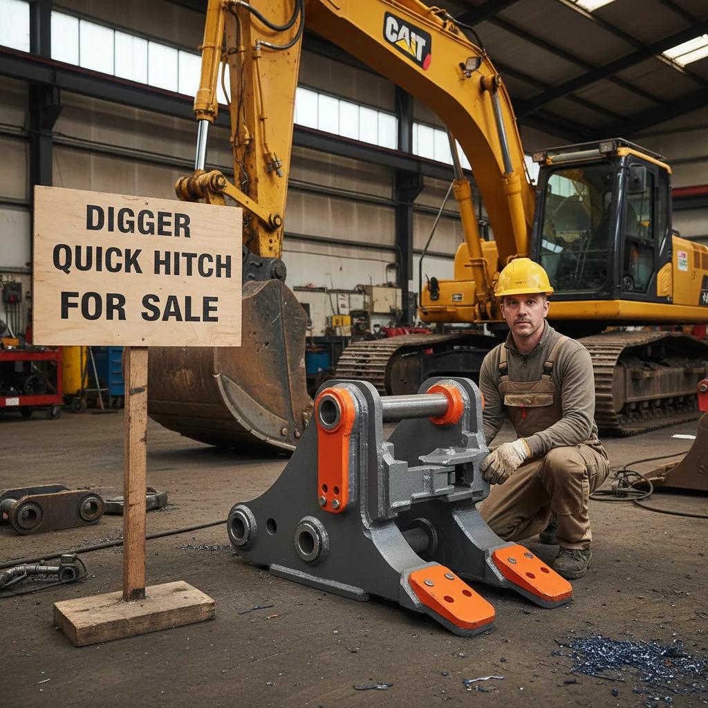 Maximize Excavator Productivity with a Digger Quick Hitch for Sale