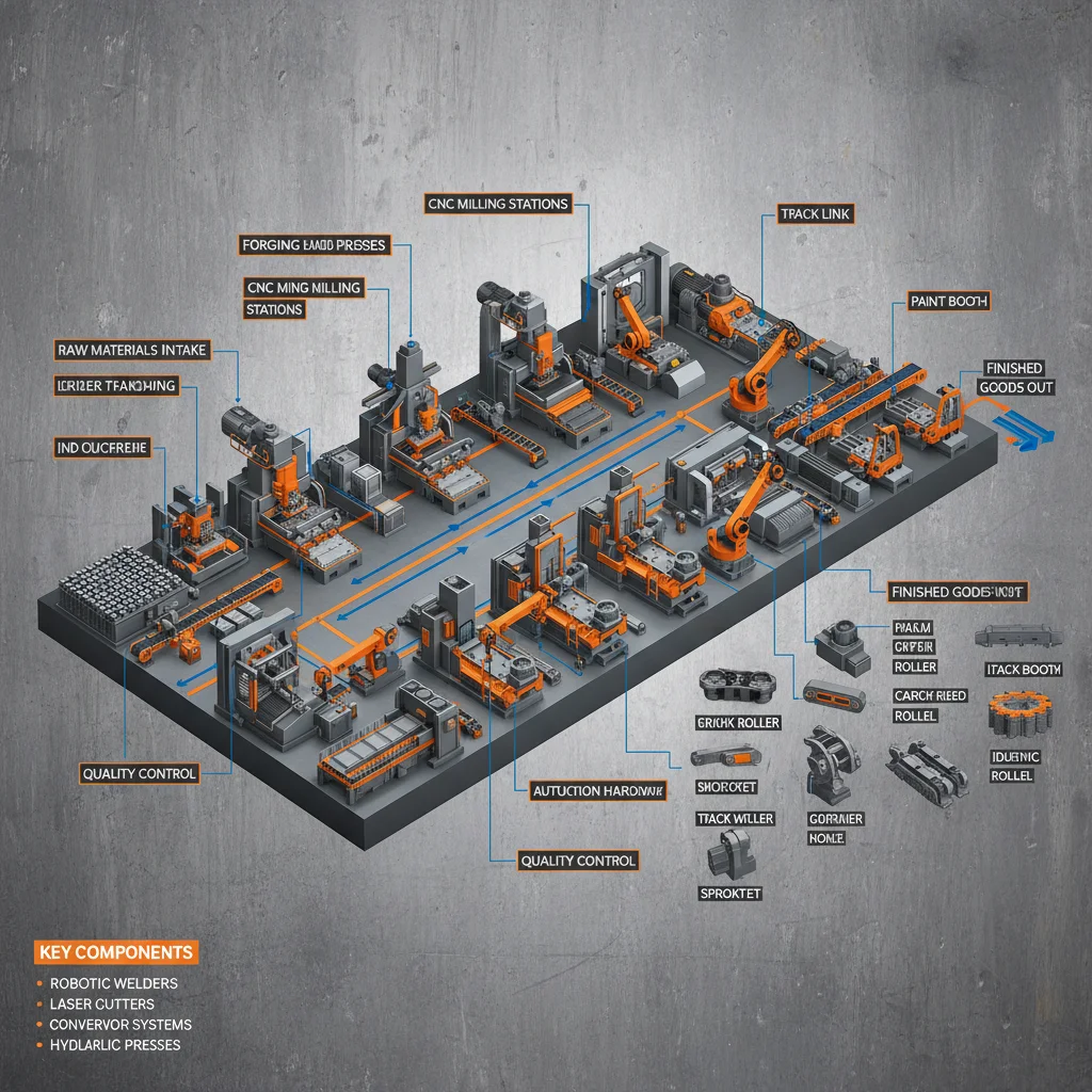 Crafts Manufacturing Your Premier Undercarriage Parts Factory Solution