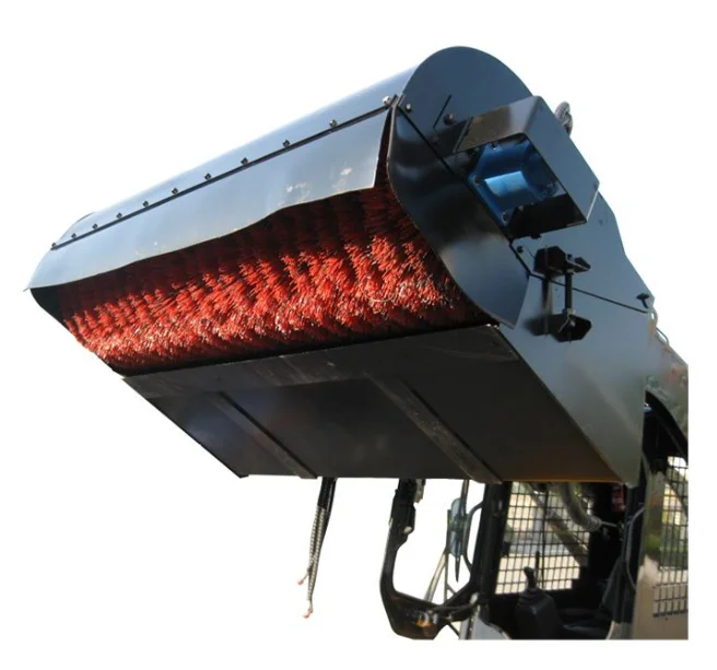 Revolutionizing Cleanup: The Power of the Skid Steer Pickup Broom with Dump Bucket