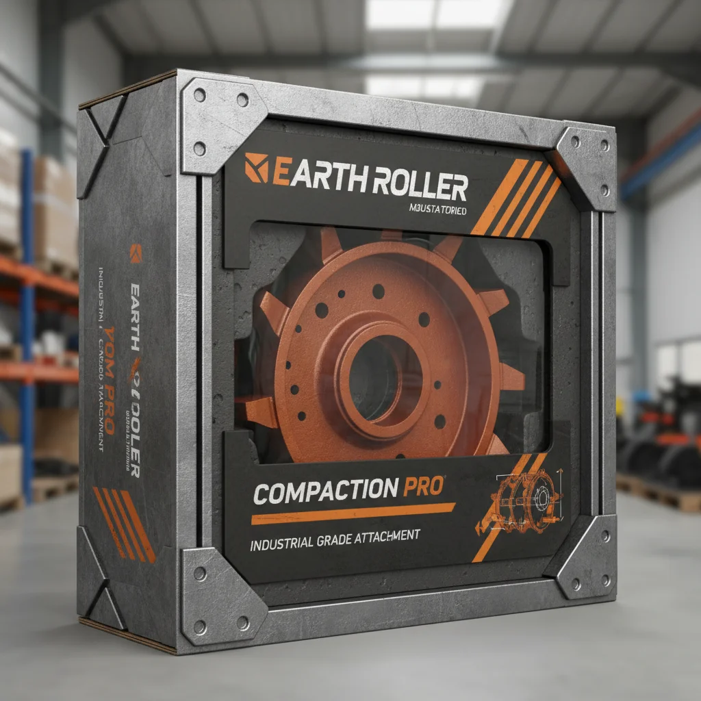 High Efficiency Backhoe Compaction Wheel for Soil Stability