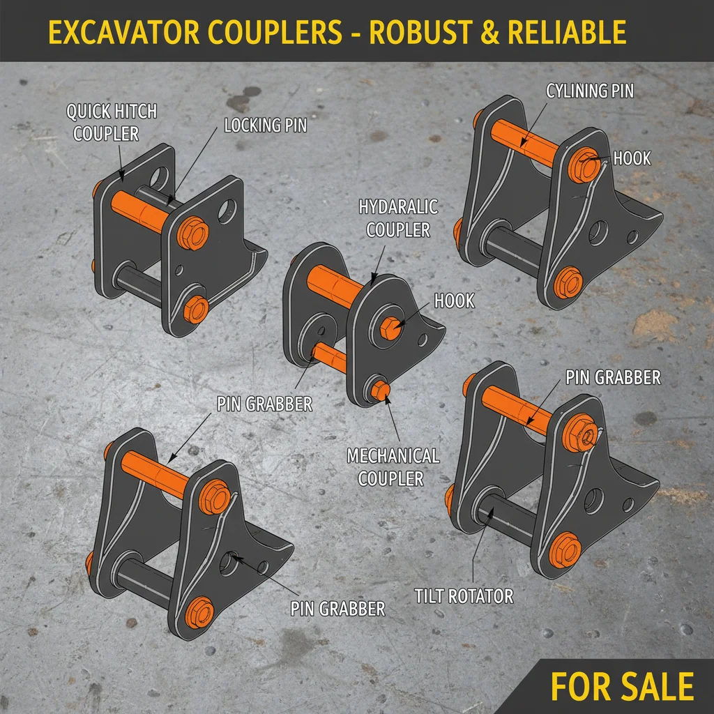 Maximize Efficiency with High Quality Excavator Couplers for Sale