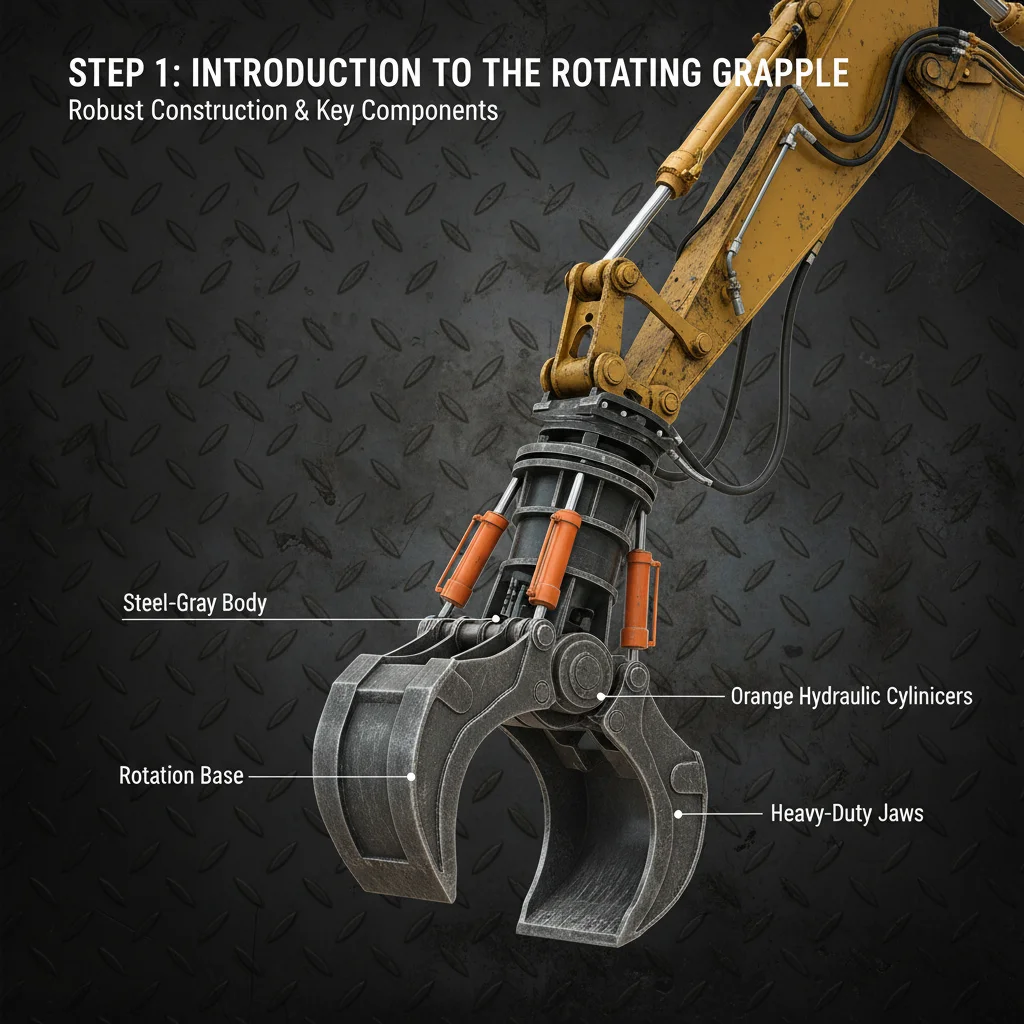 Maximize Efficiency with a Rotating Grapple for Excavator for Sale