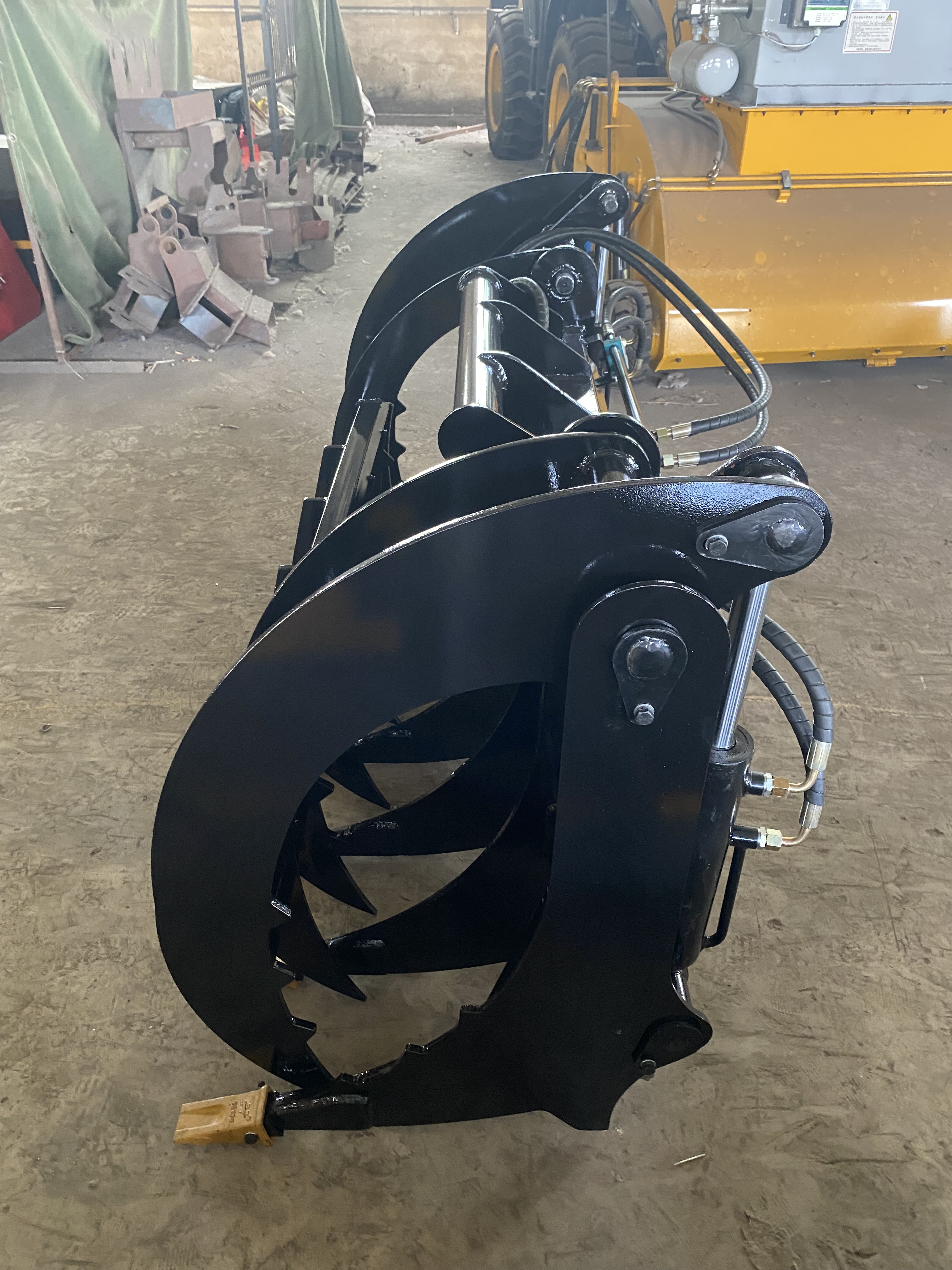 skid steer root rake grapple for sale