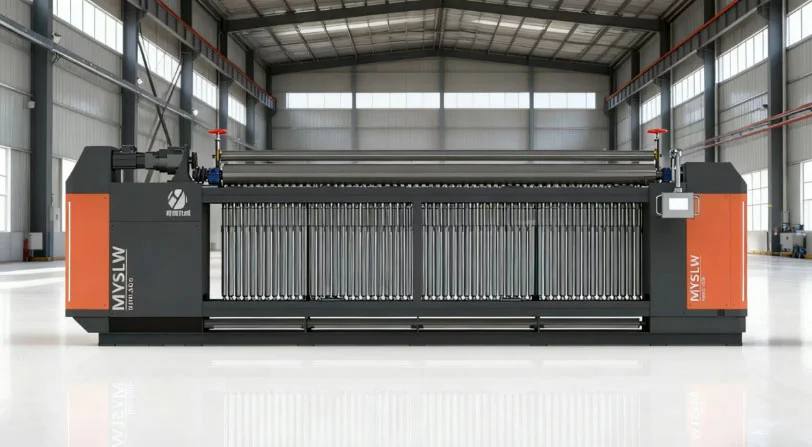 CNC Gabion Mesh Making Machine for Roll |High-Speed Gabion Box Wire Mesh Production